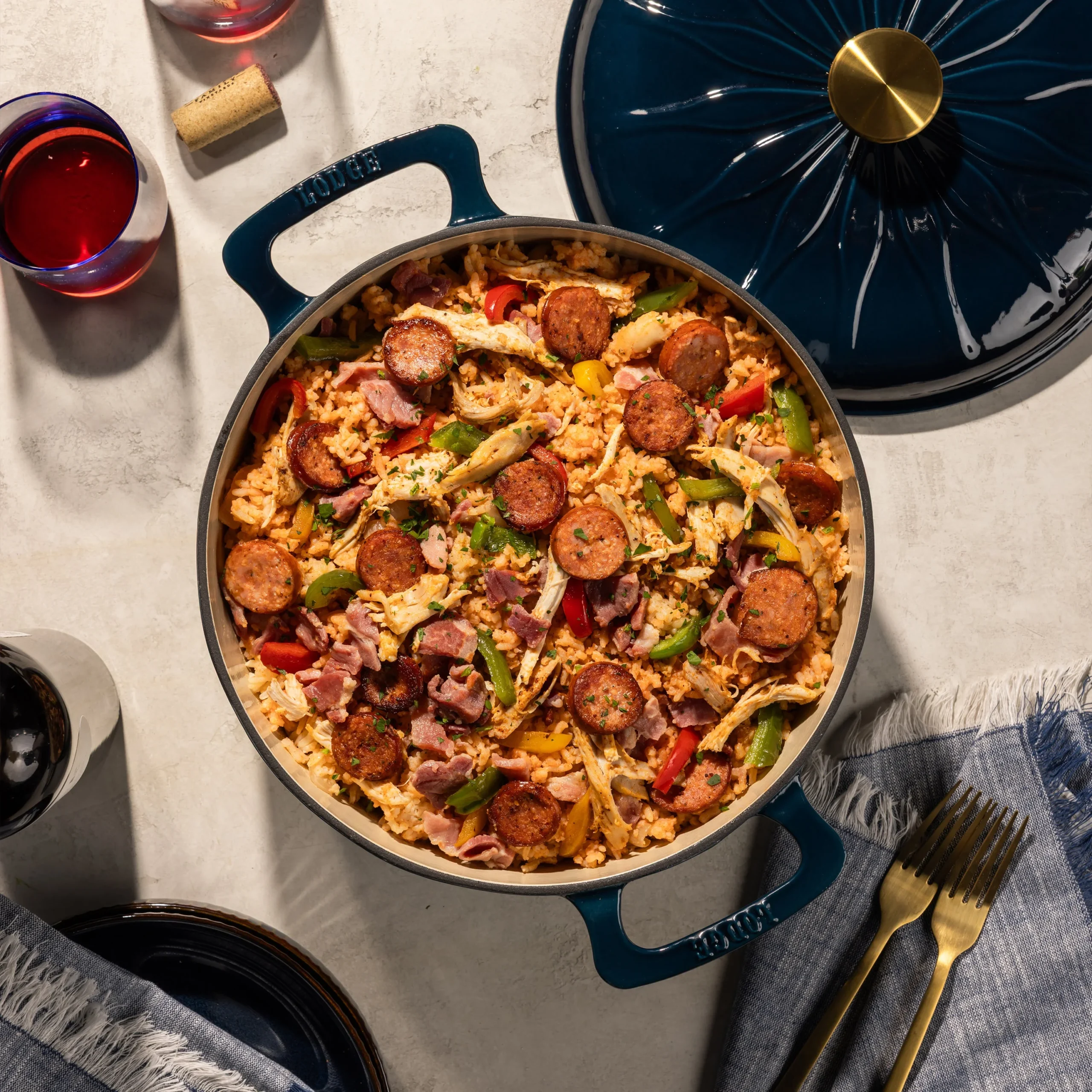 Luxe 6 Quart Enameled Cast Iron Dutch Oven - Image 22
