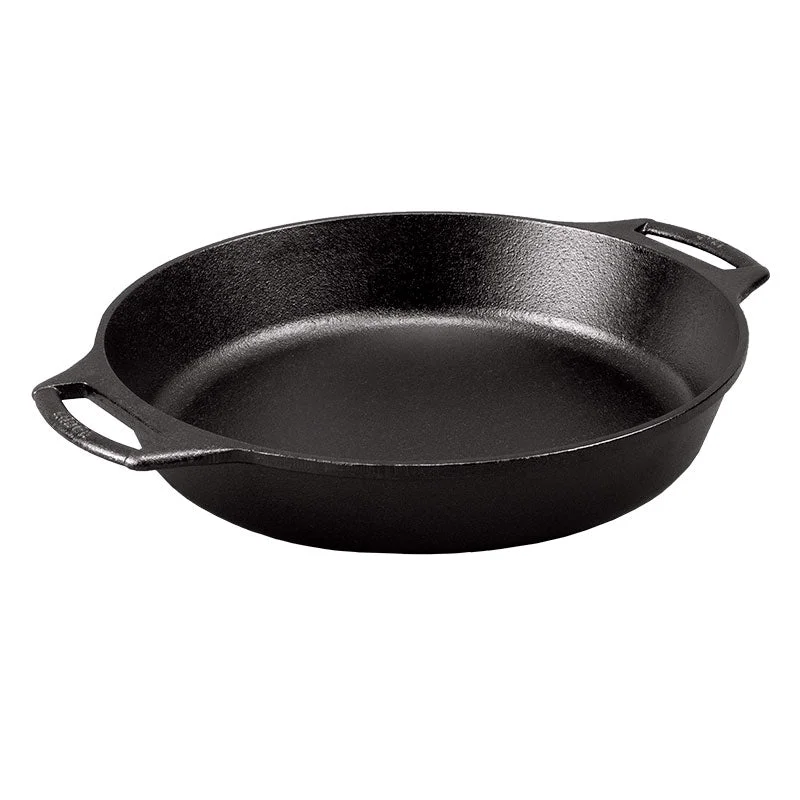 10.25 Inch Seasoned Cast Iron Baker's Skillet - Image 7