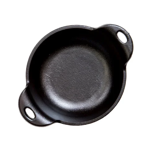 Alternative view of Heat-Treated 12 Ounce Cast Iron Mini Serving Bowl 