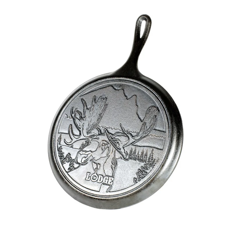 Wildlife Series™ 10.5 Inch Cast Iron Moose Griddle - Image 2