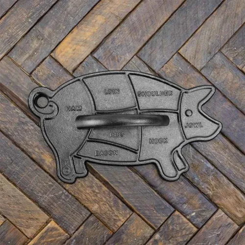 Seasoned Cast Iron Pig Press