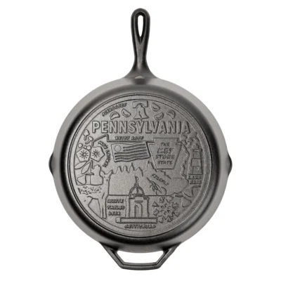 American Road Trip: 12 Inch Seasoned Cast Iron Skillet, Pennsylvania