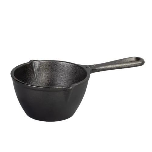 Seasoned Cast Iron Melting Pot