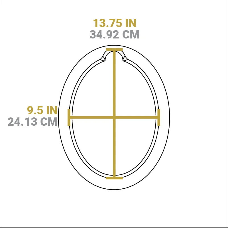 13.25 Inch Jumbo Oval Walnut Wood Underliner - Image 6